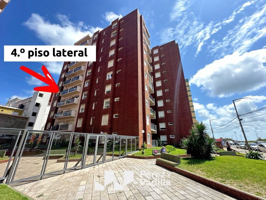 Frente al mar céntrico - depto dos amb. Edificio Ancla XI - 4º piso balcón vista lateral