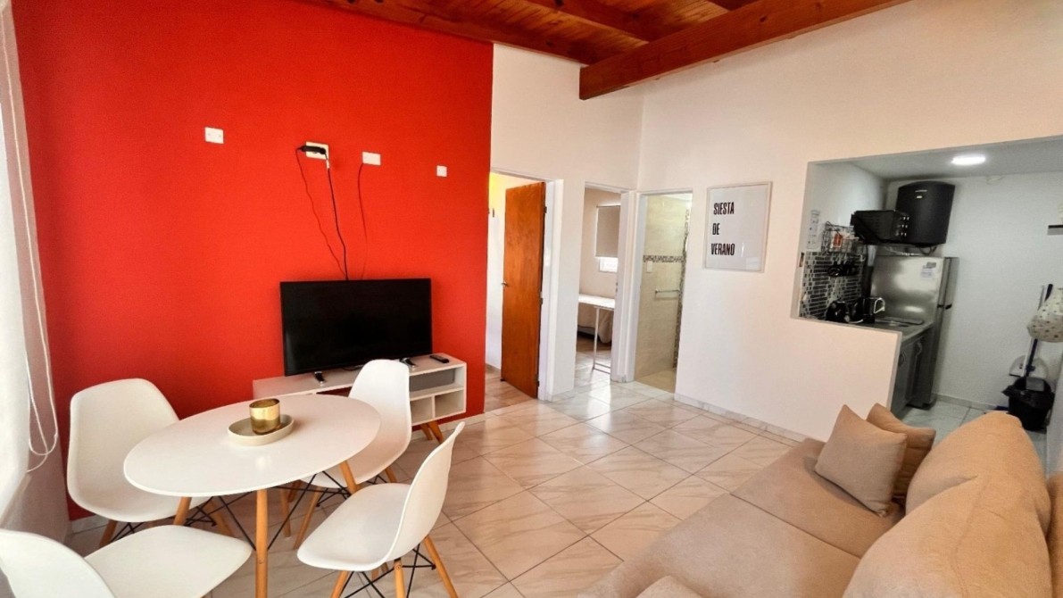 ¡Departamento de 3 ambientes en San Bernardo, todo electrico y moderno , a 6 cuadras del mar!